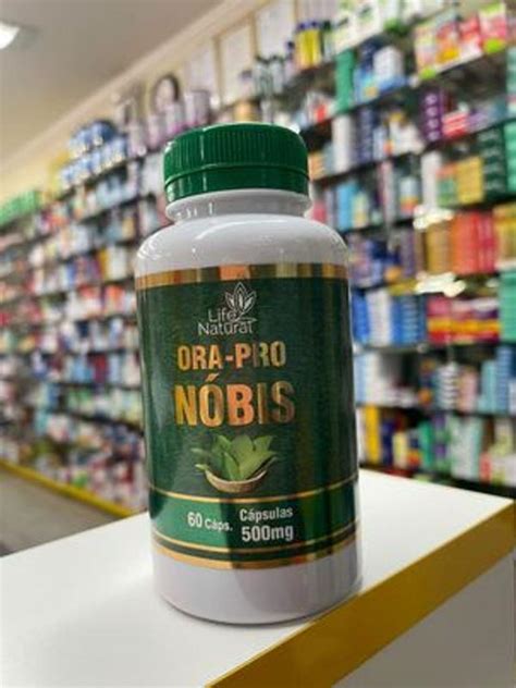 Ora Pro Nóbis 500mg 60 Cáps Life Natural Complemento Alimentar