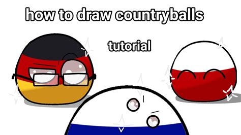 How To Draw A Countryball Tutorial Step By Step Youtube