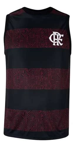 Regata Braziline Flamengo X Plus Size Masculino Preto Parcelamento