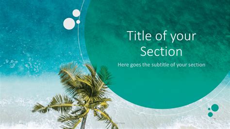 Beach Slides Template