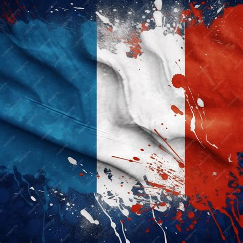 Premium AI Image | Flag wallpaper of France