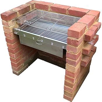 Sunshinebbqs Stainless Steel Diy Brick Bbq Grill Kit With Heavy Duty