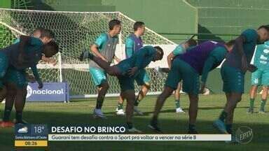 Bom Dia Cidade Campinas Piracicaba Guarani Joga Contra O Sport