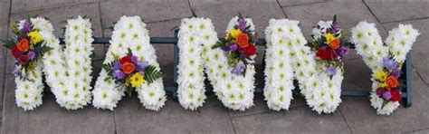 Nanny Tribute Bright Funeral Flowers Southend