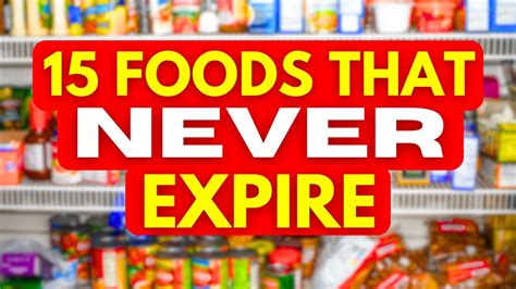 15 Foods To Stockpile That Never Expire Youtube