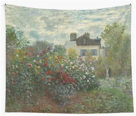 Claude Monet A Corner Of The Garden With Dahlias Artist Claude