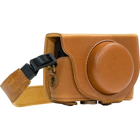 Megagear Ever Ready Pu Leather Camera Case And Strap Mg B H