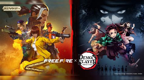 Free Fire X Demon Slayer Collab Get Exclusive Freebies One Esports