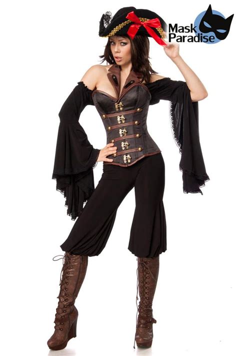 Pirate Costume: Female Pirate - Mask Paradise