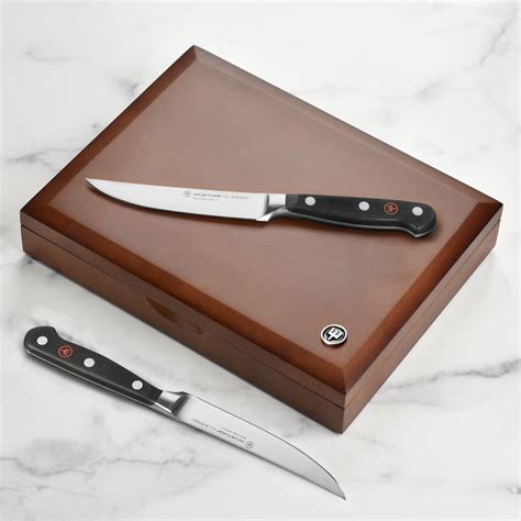 Wusthof Classic Steak Knives 8 Piece Set With Case Cutlery And More