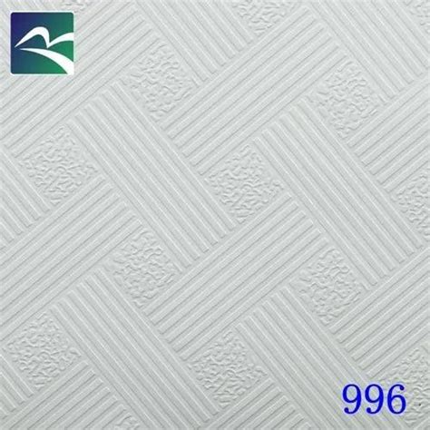 12 5mm Square Pvc Laminated Gypsum Ceiling Tile At Rs 90 Piece Polyvinyl Chloride Laminated