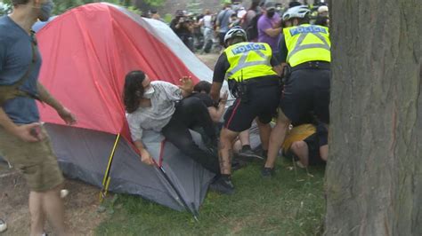 26 Arrested As City Of Toronto Officials Police Move To Clear Lamport Stadium Encampment