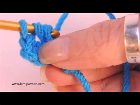 Foundation Double Crochet Left Handed Youtube