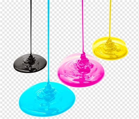 Four Assorted Color Inks Flexographic Ink Printing Flexography Cmyk