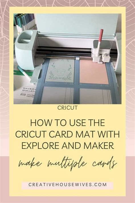 How To Use The Cricut Card Mat Video Artofit