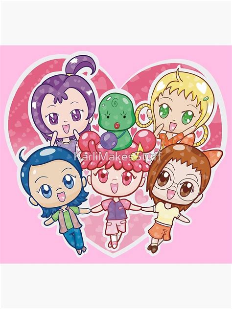 Ojamajo Doremi Magical Girl Group Art Doremi Harukaze Aiko Senoo