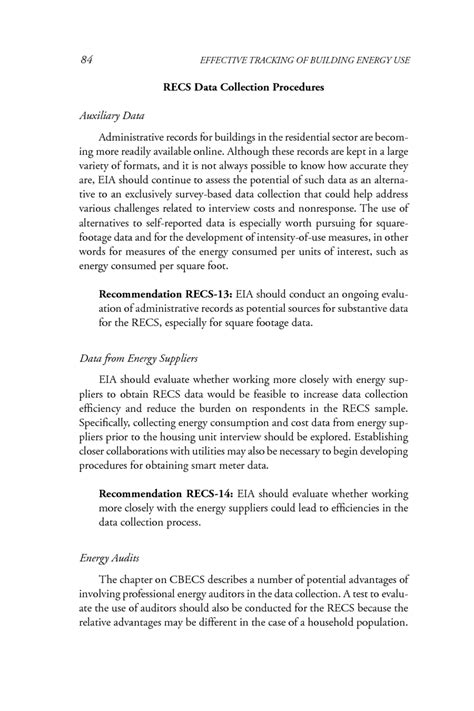 Redesigning The Residential Energy Consumption Survey Effective