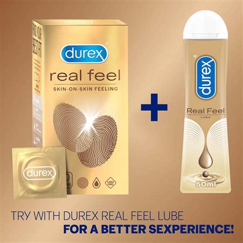 Buy DUREX REAL FEEL CONDOMS PACK OF 10 Online Get Upto 60 OFF At