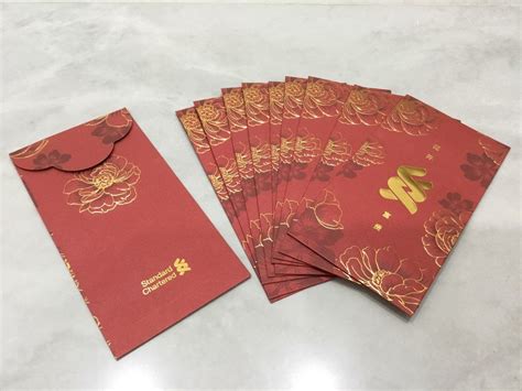 Scb Standard Chartered Priority Ang Pow Red Packet Hong Bao Bank