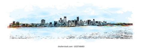 325 Miami Skyline Drawing Images, Stock Photos & Vectors | Shutterstock