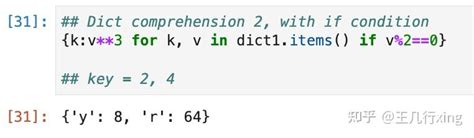 【python 编程基础】字典推导式 Dict Comprehension 与列表推导式 List Comprehension 介绍 知乎