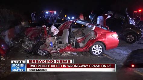 Two People Killed In Wrong Way Crash On I 5 Youtube