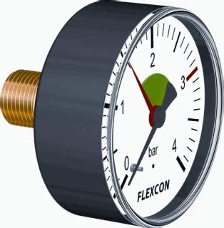 Flamco Manometer Flexcon 80 0 4 1 2 Axiaal27230 Bij Bengshop Nl