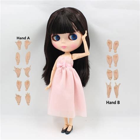 Neo Blythe Doll with Brown Hair, White Skin, Matte Cute Face & Factory ...