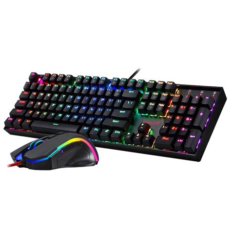 Buy Redragon K Rgb Ba Mechanical Gaming Keyboard And Mouse Combo