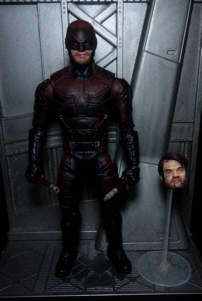 Netflix Daredevil With Unmasked Head Marvel Legends Custom Action Figure