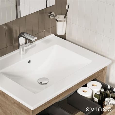 Evineo Ineo2 Vanity Unit W 61 Cm 2 Pull Out Compartments With