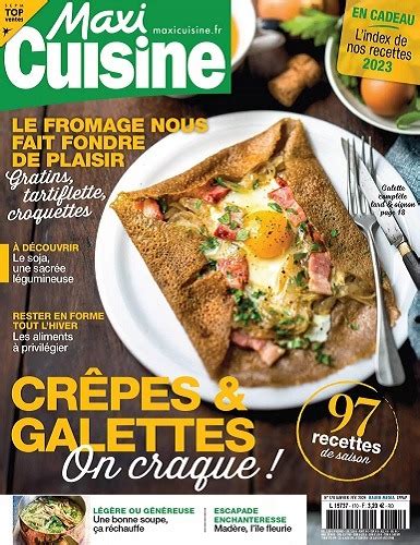 Maxi Cuisine N Janvier F Vrier T L Charger Des Magazines