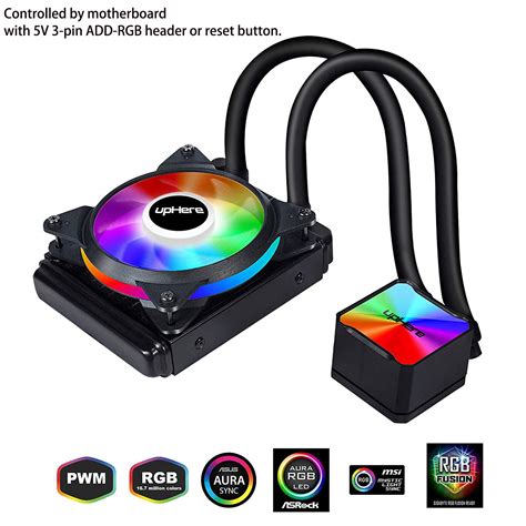 Best 120Mm Addressable Rgb Liquid Cooling System - Home Appliances