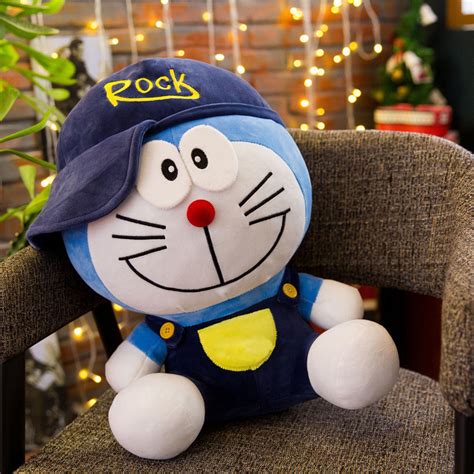 Blue Doraemon Soft Stuffed Plush Animal Doll For Kids T