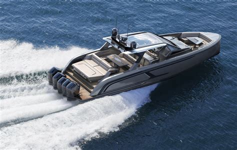 Iate A Motor De Cruzeiro 55 Vanquish Yachts Open Console