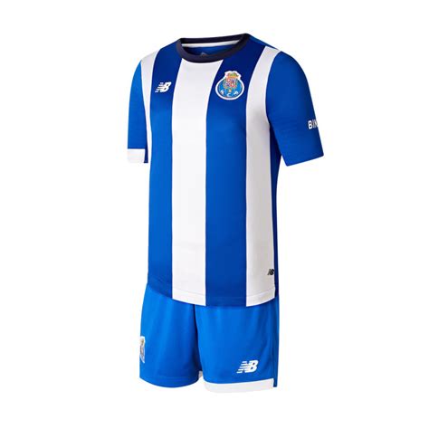 Kit New Balance Kids FC Porto Home Kit 2023 2024 Blue White Fútbol