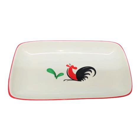 Jual Kedaung Kukuruyuk Piring Persegi Rectangular Meal Dish Cm