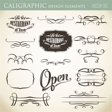 Elementos De Dise O Caligr Fico Vector Gratuito Lettering Time