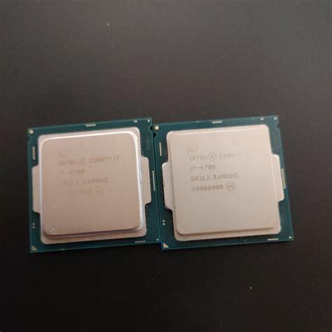 Yahooオークション Cpu Intel Corei7 6700 Sr2l2 340ghz 2個セット