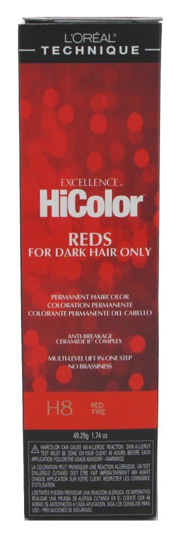 Amazon L Oreal Excellence HiColor Red Fire H8 1 74 Oz Pack Of 2