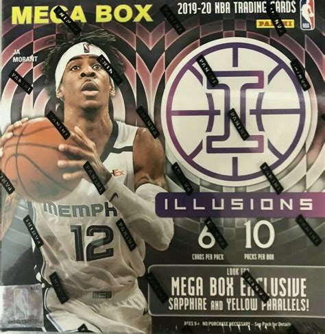 2019 20 Panini NBA Basketball Illusions Mega Box Factory Sealed Zion