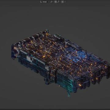 Procedural Sci Fi Building Generator Blender