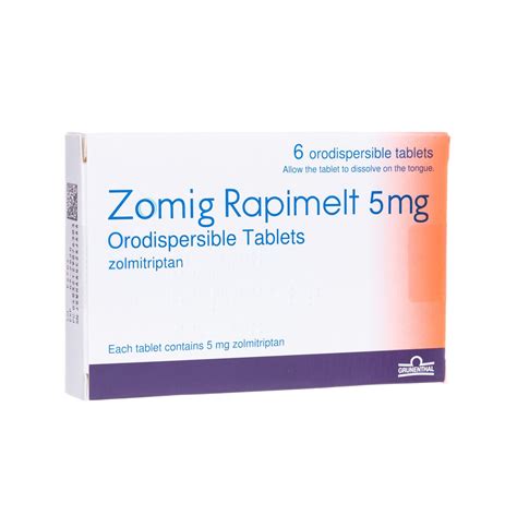 Buy Zomig Rapimelt Online Mg Tablets From Each Uk Meds