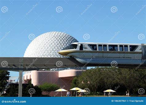 Walt Disney World Monorail System Magia Reino Entrada Foto Editorial