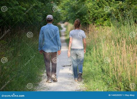 Woman Walking Away From Man