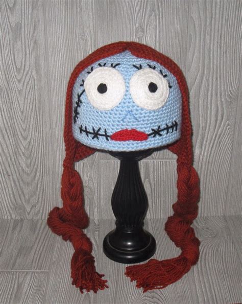 Adult Sally Nightmare Before Christmas Crochet Hat Jack