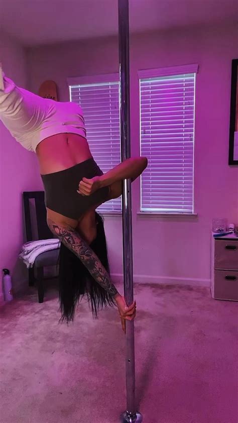 Iron X Elbow Grip Ayesha Pole Trick Combo Pole Dance Ig