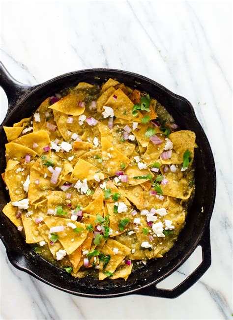 Chilaquiles Verdes With Baked Tortilla Chips Cookie And Kate