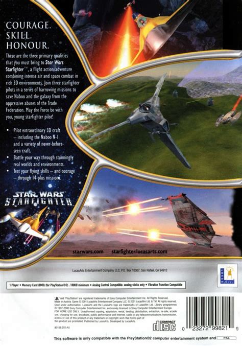 Star Wars Starfighter Cover Or Packaging Material Mobygames