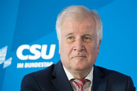 Interior Minister Seehofer: ‘I also would have been going into the ...